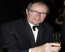 Jim Broadbent consuming alcohol